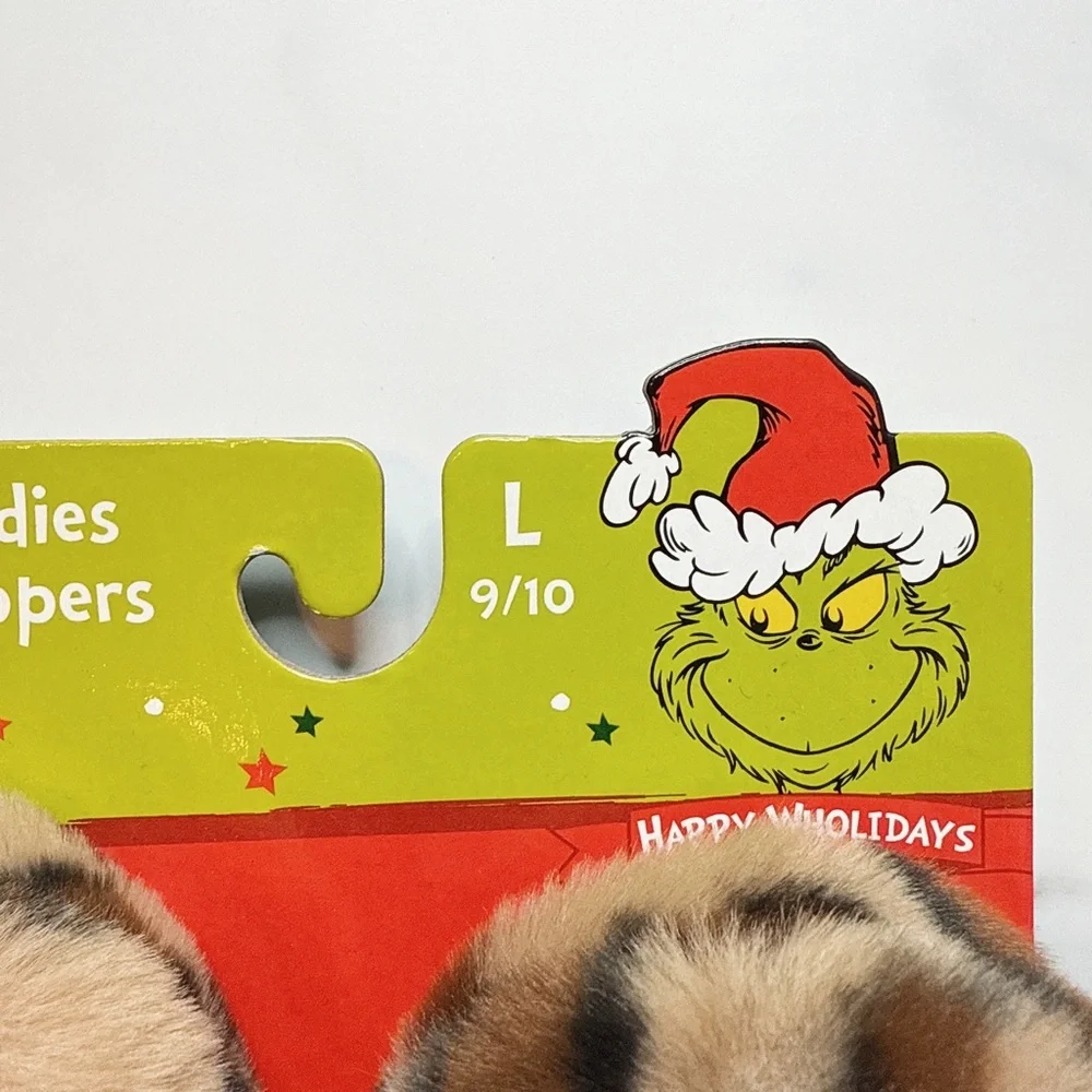 NWT Leopard Grinch Slippers - Picture 4 of 4